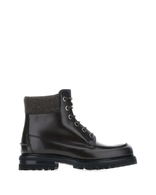 Church's Black Leather Ankle Boots for men