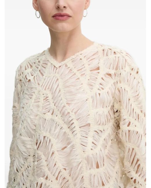 Day Birger et Mikkelsen Blue Cut-out Details Top