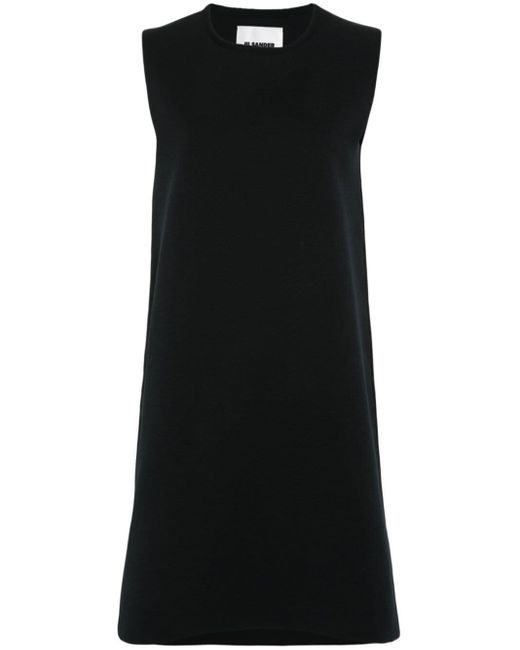 Vestido tubo sin mangas Jil Sander de color Black