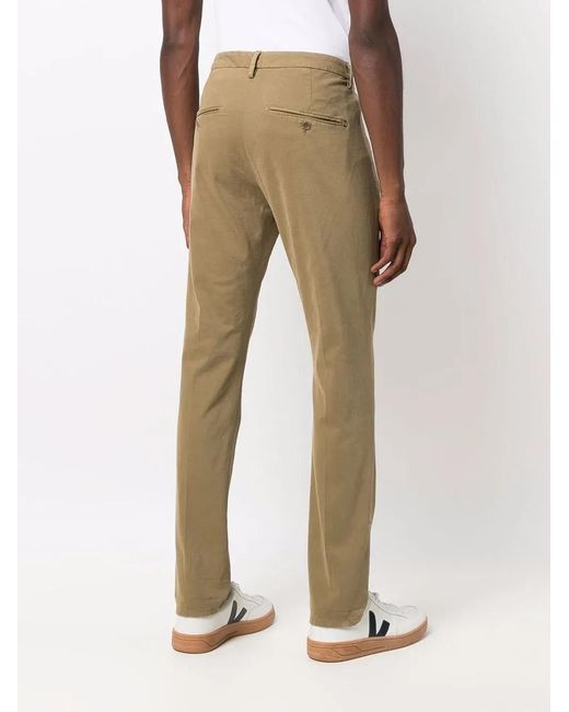 Dondup Natural Jetted-Pocket Cotton Chinos for men