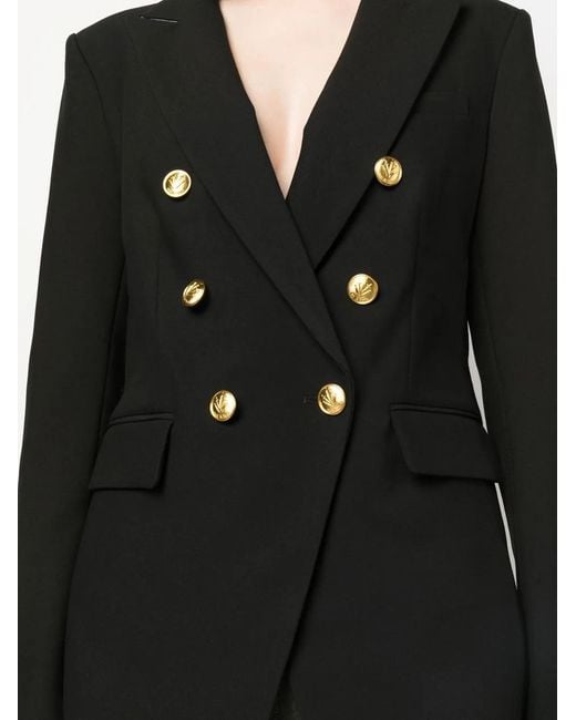 Rag & Bone Black Double-Breasted Blazer