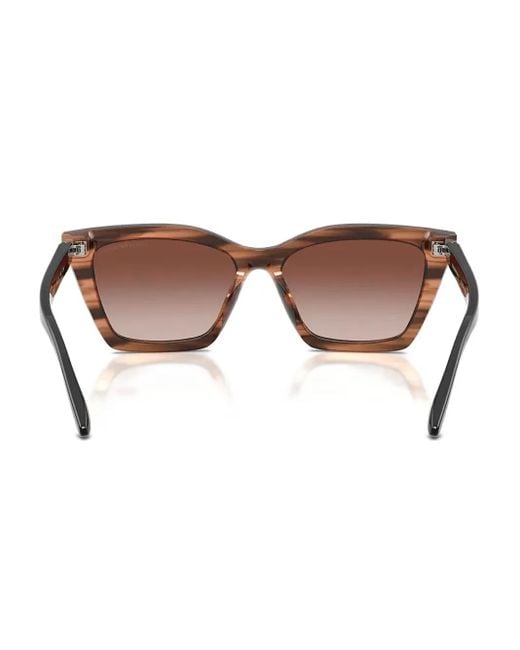 Emporio Armani キャットアイ サングラス Brown