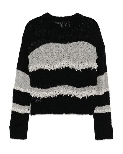 Izzue Black Knitted Top