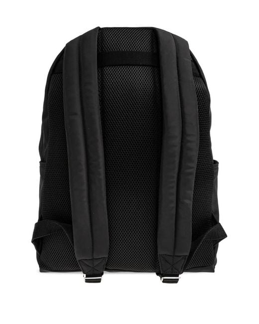 DIESEL Black Multiple Pockets Logo Backpack