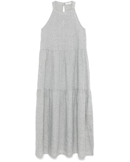 Peserico ティアード ドレス White