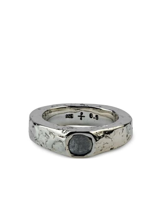 Parts Of 4 Gray Sterling Sistema Diamond Ring
