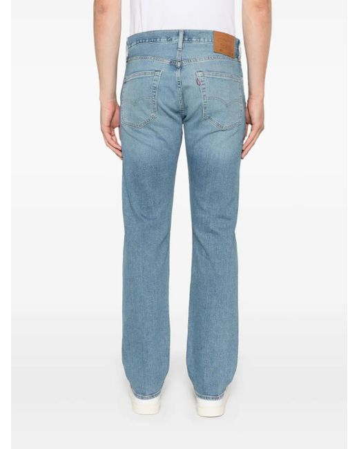 Levi's Blue 501 Original Straight-Leg Jeans for men