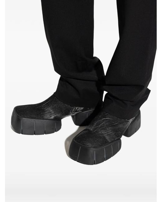 DIESEL Black D-Tex Ankle Boots for men