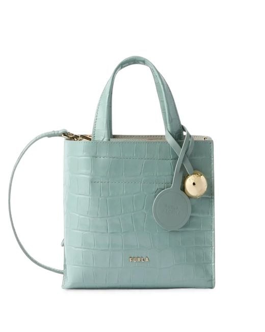 Furla Blue Divide It Tote Mini