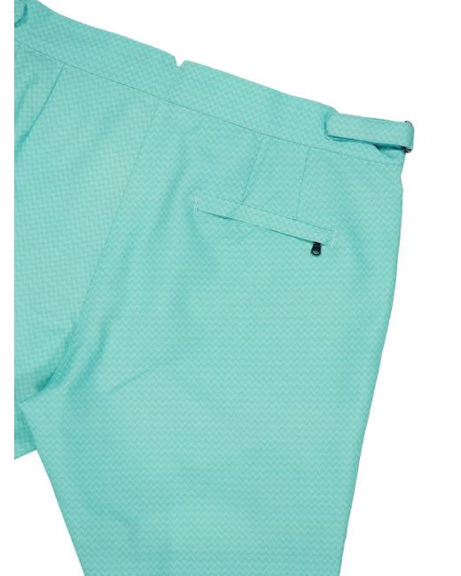 Frescobol Carioca Green Copacabana Tailored Swim Shorts for men