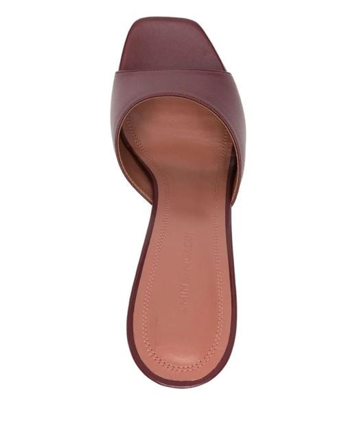 AMINA MUADDI Purple Lupita 95 Sandals