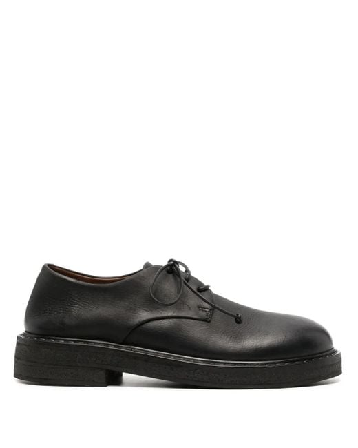Marsèll Black Parrucca Leather Derby Shoes