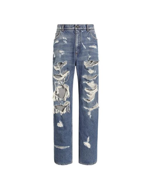 Dolce & Gabbana Blue Pantalon En Jean for men