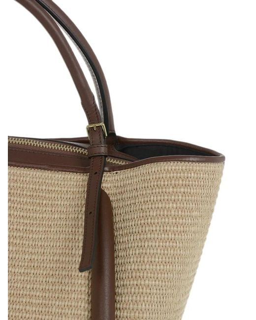 J.W. Anderson White 31 The Bumper Raffia Tote Bag