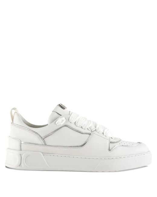 Högl White Macba Seven Chunky Lace-Up Sneakers
