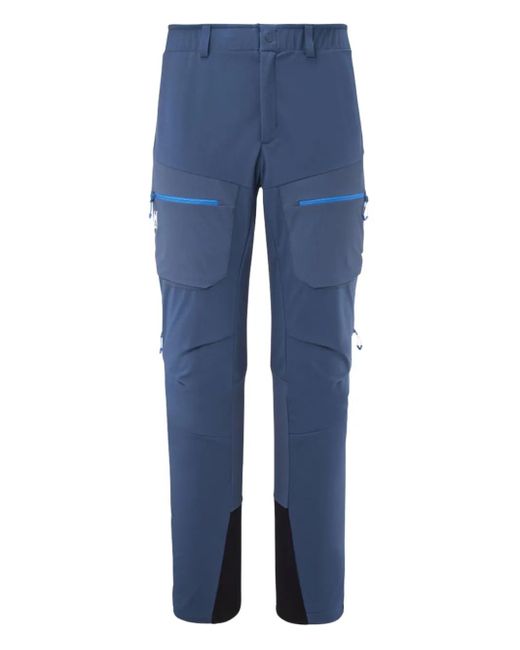 Pascal Millet Blue Logo-Print Trousers