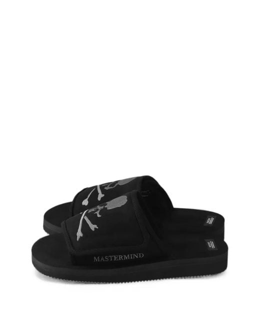 MASTERMIND WORLD Black X Suicoke Slippers for men