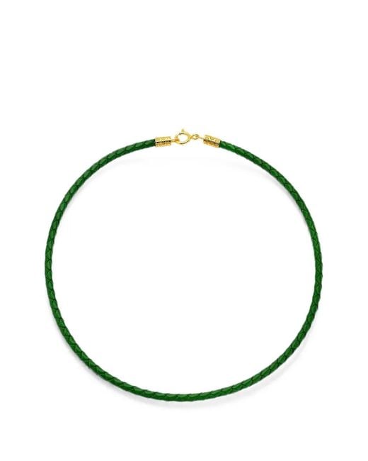 Buddha Mama Metallic Braided Cord Necklace