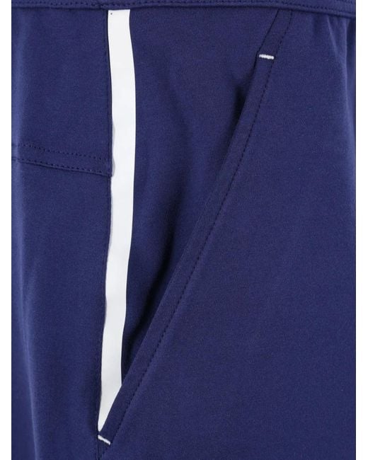 Brunello Cucinelli Blue Panelled Shorts for men