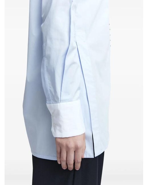 16Arlington Blue Marley Poplin Shirt