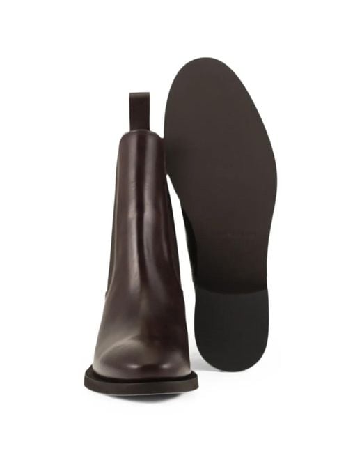 Fabiana Filippi Brown Chelsea Ankle Boots
