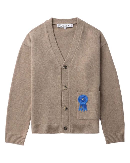 J.W. Anderson Rosette Cardigan in Natural für Herren
