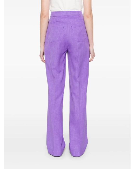 Gcds Purple Tailored Trousers