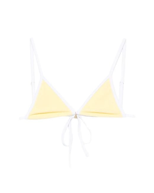 FAE SWIM Yellow Lumi Bikini Top