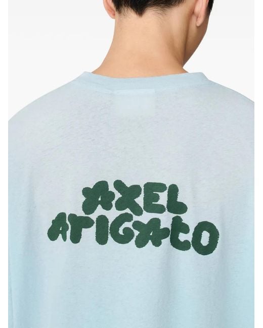 Axel Arigato Blue Bubble Reverse T-Shirt for men