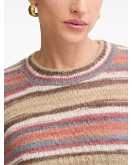 A.P.C. Blue Gestreifter Pull Gabby Pullover