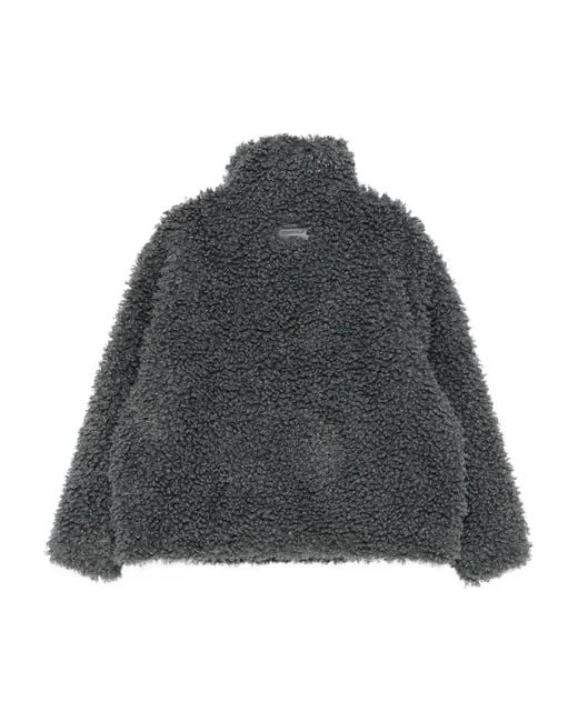 Acne Gray Textured High-Neck Jacket