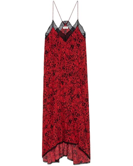 Zadig & Voltaire Red Risty Dress