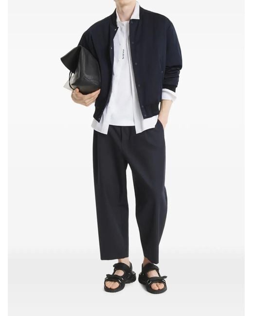 Maison Kitsuné Blue Light Teddy Bomber Jacket for men