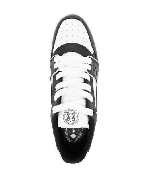 ENTERPRISE JAPAN White Ej Egg Rocket Leather Sneakers for men