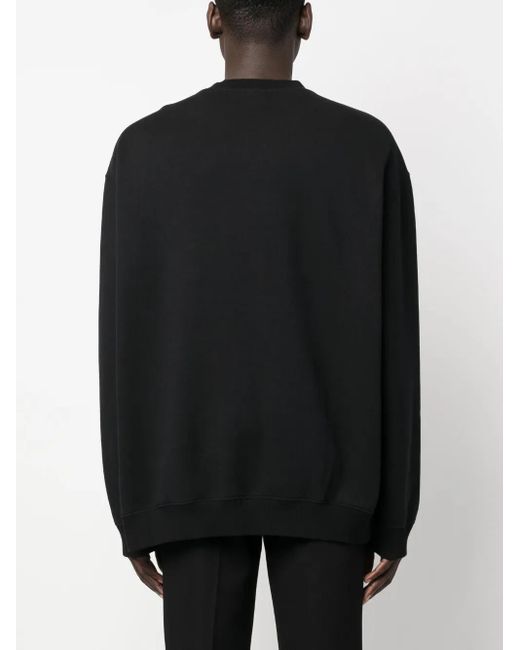 Lanvin Black Logo Sweatshirt for men