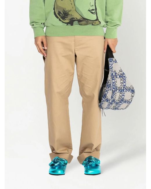 J.W. Anderson Natural Straight-leg Chino Trousers for men
