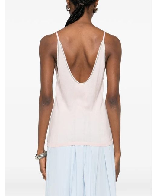 N°21 Pink V-Neck Top