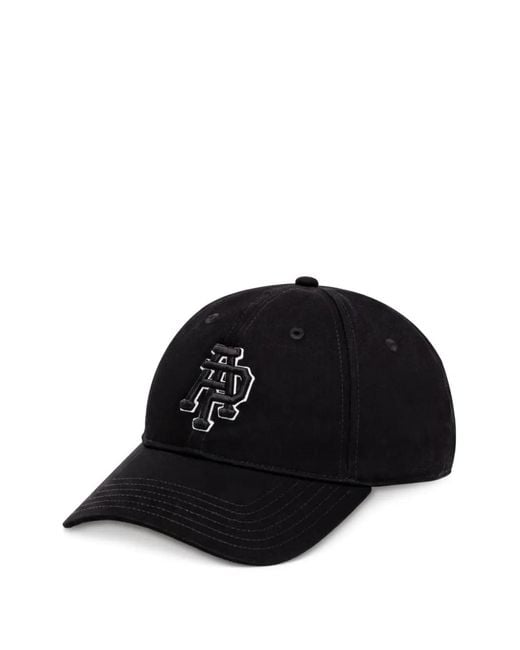 Aape By A Bathing Ape Black Logo-Detail Baseball Cap for men