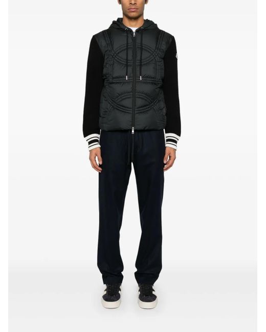 Moncler Black Panelled Jacket for men