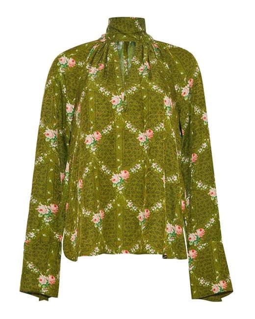Blusa Sundance con estampado floral Cara Cara de color Green