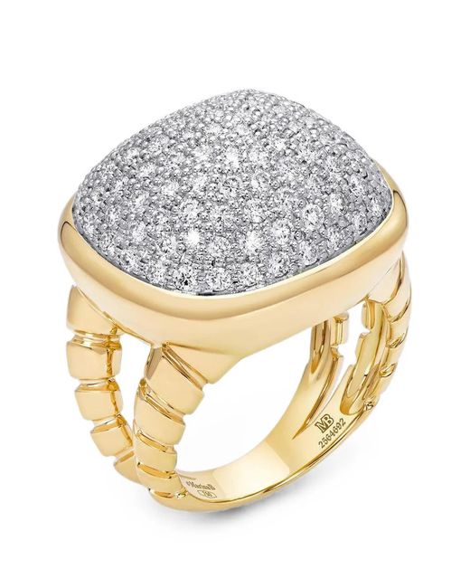 Marina B White Tigella Diamond Ring