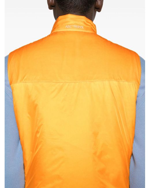 Arc'teryx Orange Nuclei Insulated Climbing Vest for men