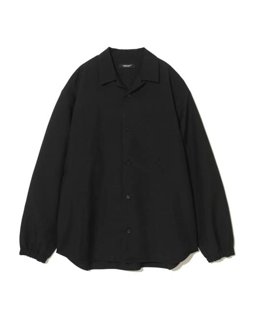 Undercover Black Elastic-Cuff Wool Jacket for men