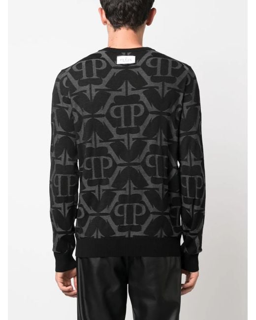Pullover di Philipp Plein in Black da Uomo
