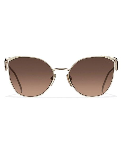 Prada Brown Cat-eye Gradient Tinted Sunglasses