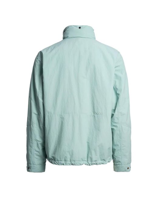 Parajumpers Blue Logo-Patch Jacket for men