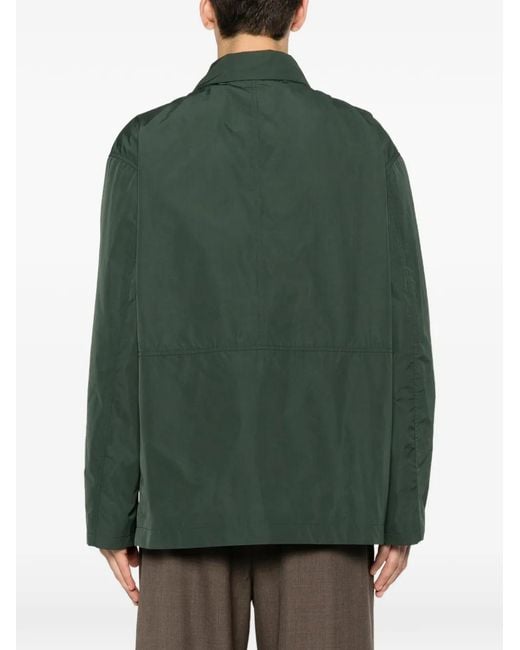 The Row Green Frank Drawstring-Waist Flap-Pocket Jacket for men