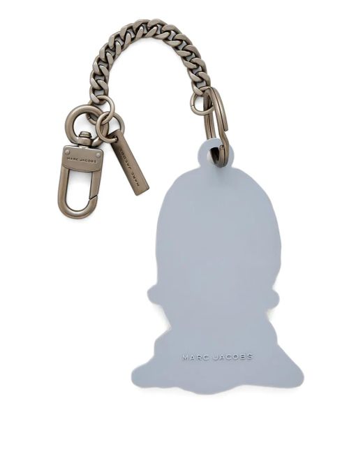 Marc Jacobs White Face Charm Key Holder