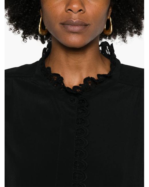 Isabel Marant Black Stylish Elegance Top