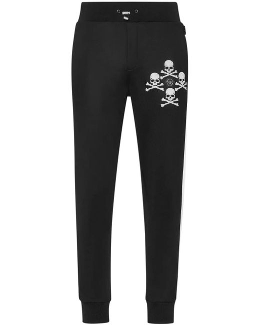Philipp Plein Skull & Bones Jogginghose in Black für Herren